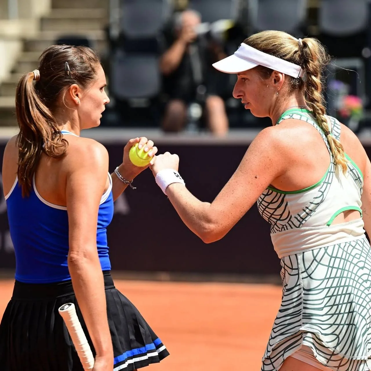 Александра Панова и Магали Кемпен в финале турнира WTA 250 в Гамбурге уступили паре Якупович/ Радиши