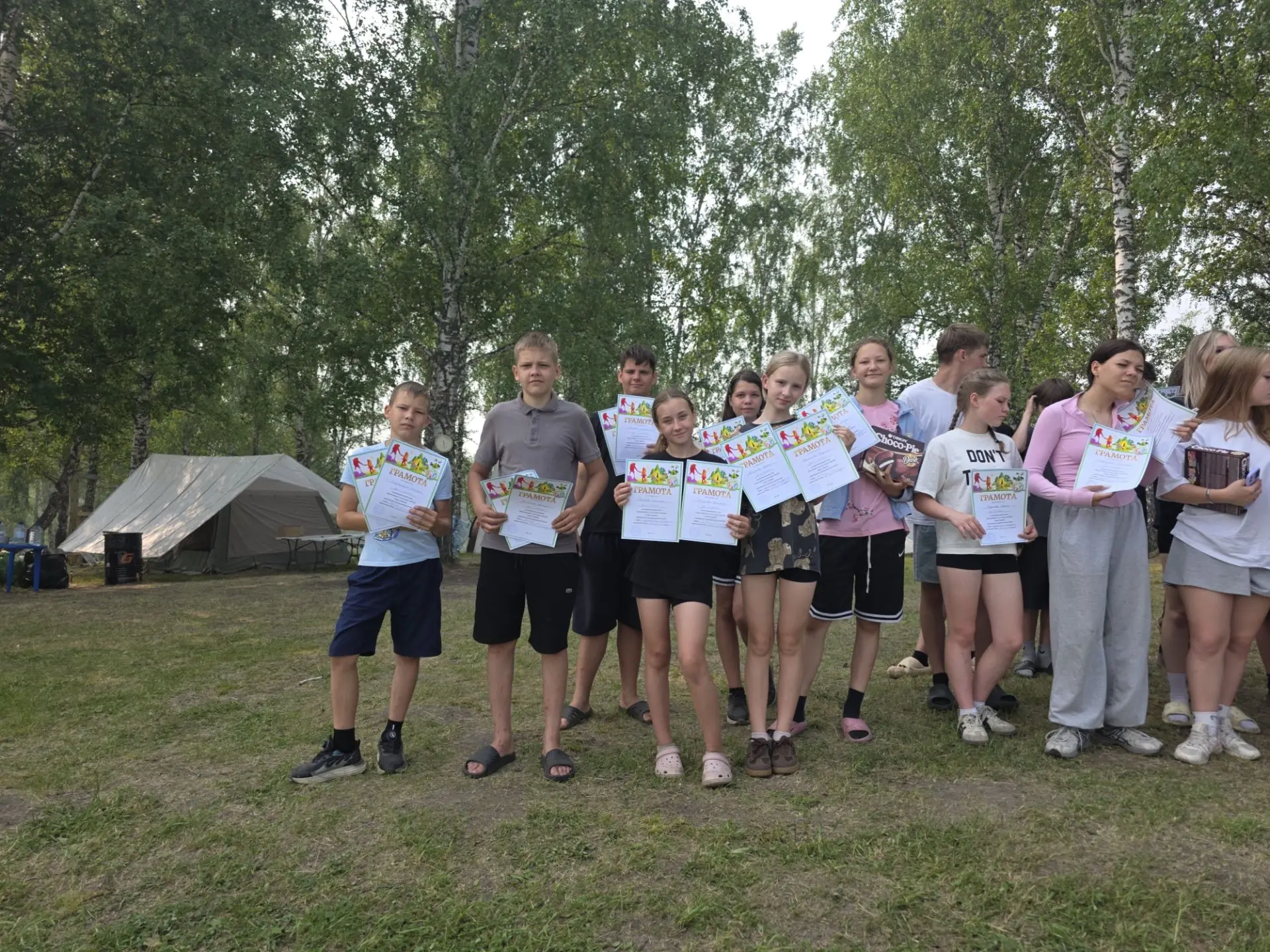 🏆 Наши туристы — в числе лучших!
Вторая смена Турслёта «Новое поколение» в палаточном лагере «Турис