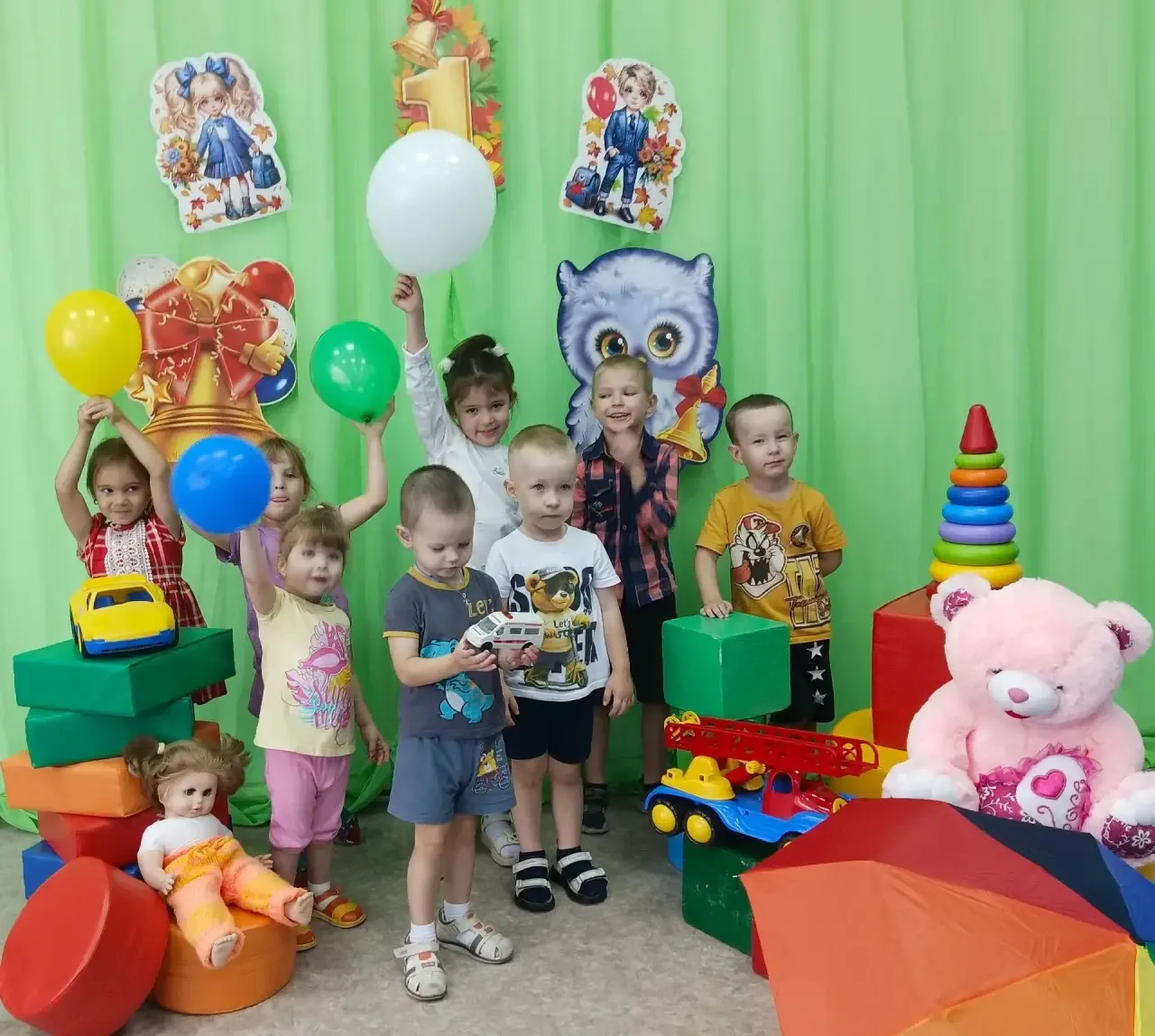 🎉День знаний в нашем детском саду 🎉🎉 : старт нового учебного года. Для дошколят это ...