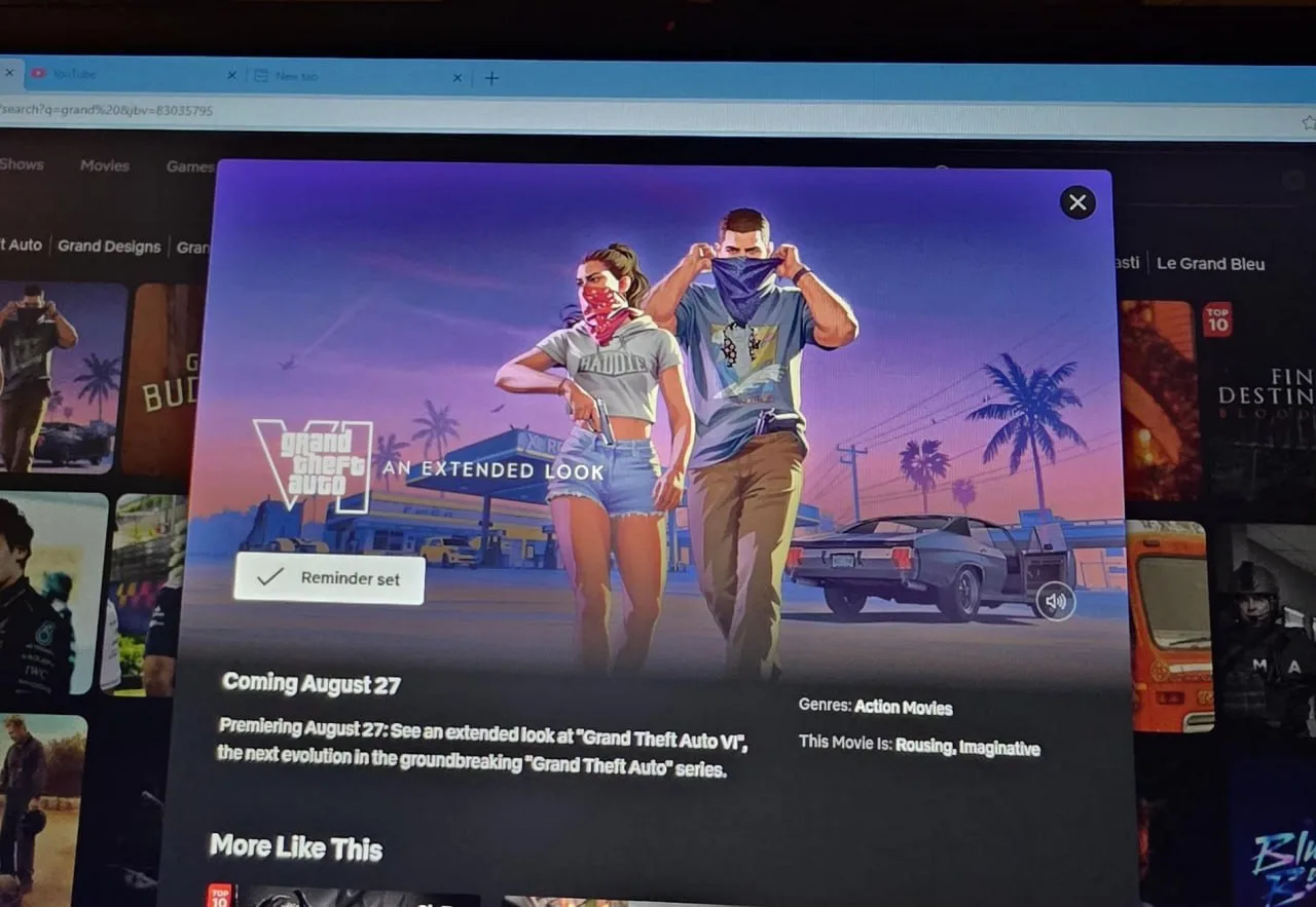 🤬 «Плати за рекламу» — как в сети отреагировали на премьеру нового трейлера GTA 6 на Netflix

Подпи