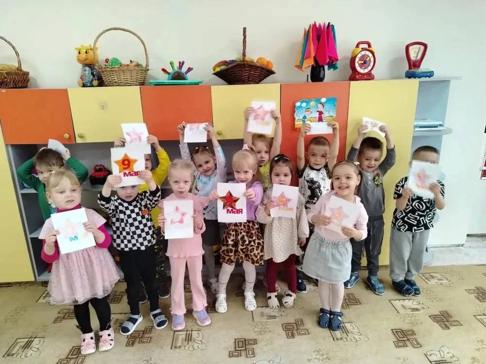 🌷 С Днём Победы! 🌷  В преддверии 9 Мая в нашей группе №4 прошла трогательная акция, посвящённая само