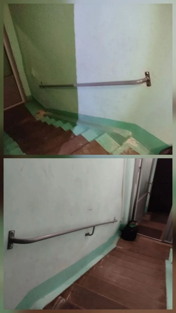 📷 Ещё она одна полезная мелочь - новые поручни на лестницах первых этажей
