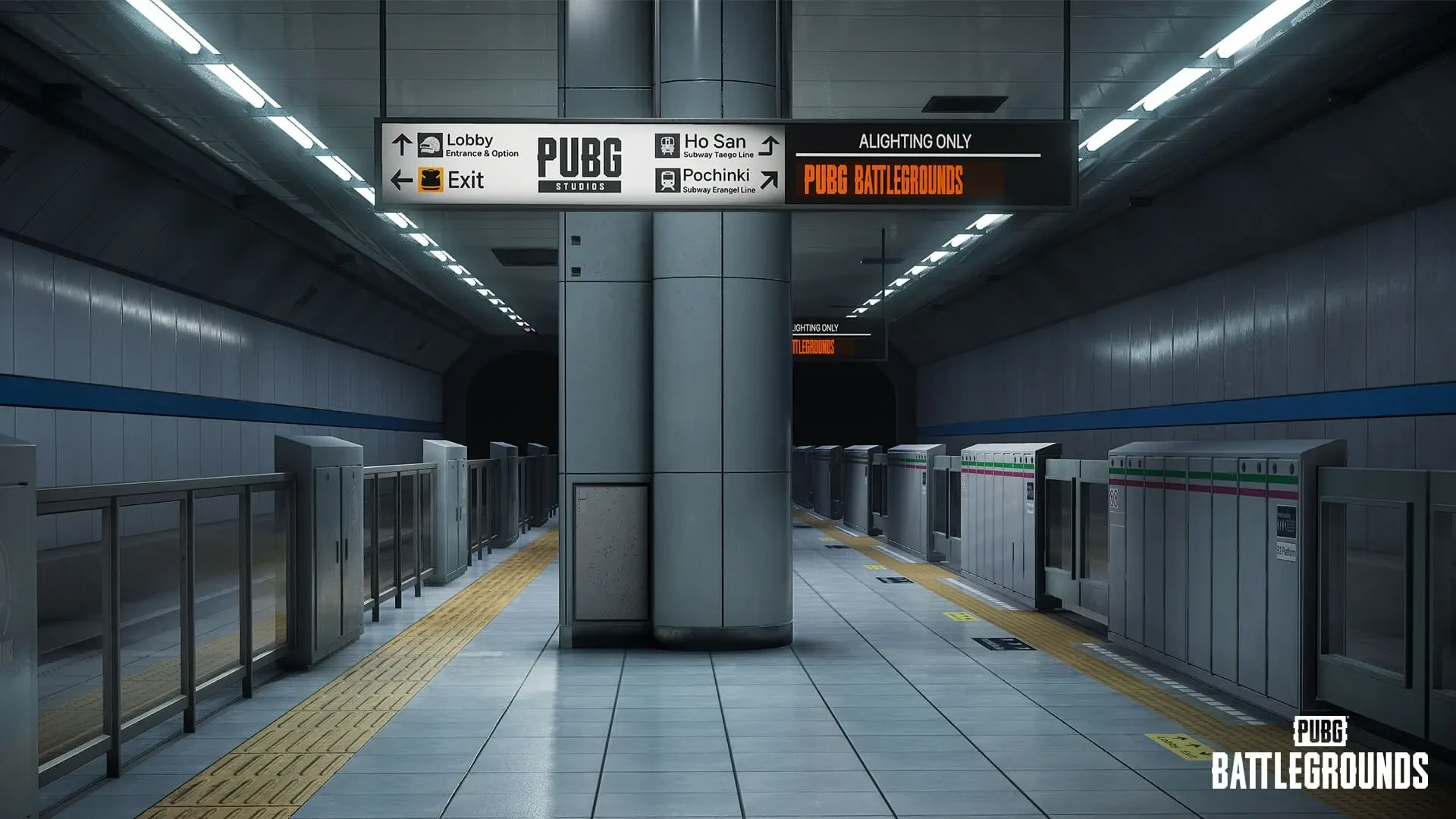 🚇 Кастомное лобби «Станция метро» в PUBG