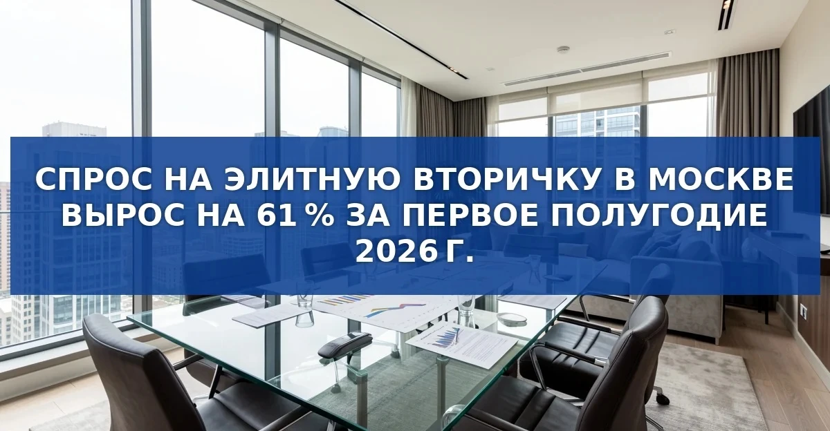 Рост спроса на элитную вторичку в Москве