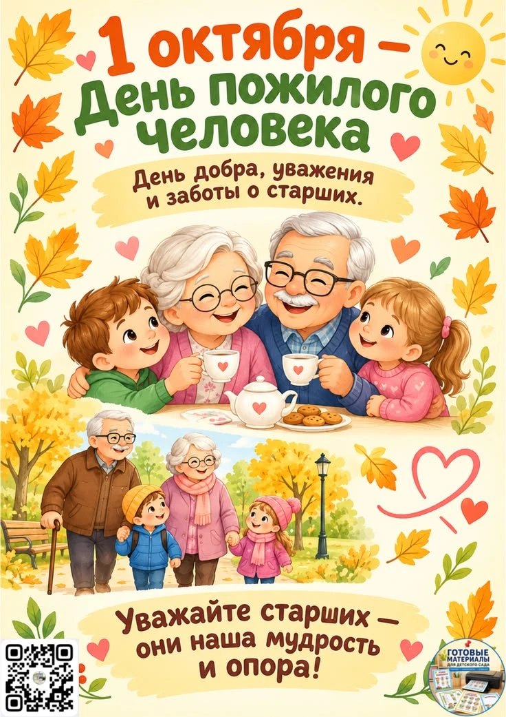 🍂 Сегодня, 1 октября, весь мир отмечает ДЕНЬ ПОЖИЛОГО ЧЕЛОВЕКА. Но для нашей школы это...