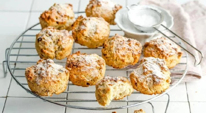 🍪 Постное печенье с изюмом
