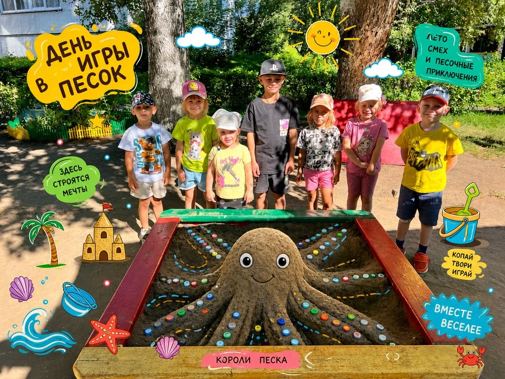 🏖 Сегодня — День игры в песке!