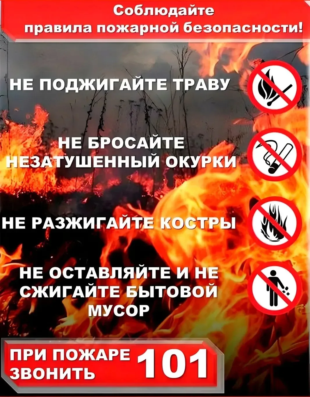 Акция: "Пожарный патруль".