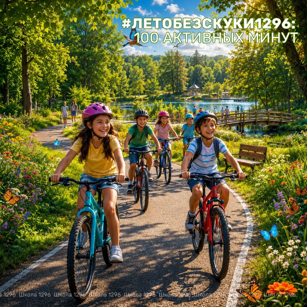 #ЛетоБезСкуки1296 

🚴Лето создано для движения! Предлагаем проверить, сможете ли вы набрать 100 акт