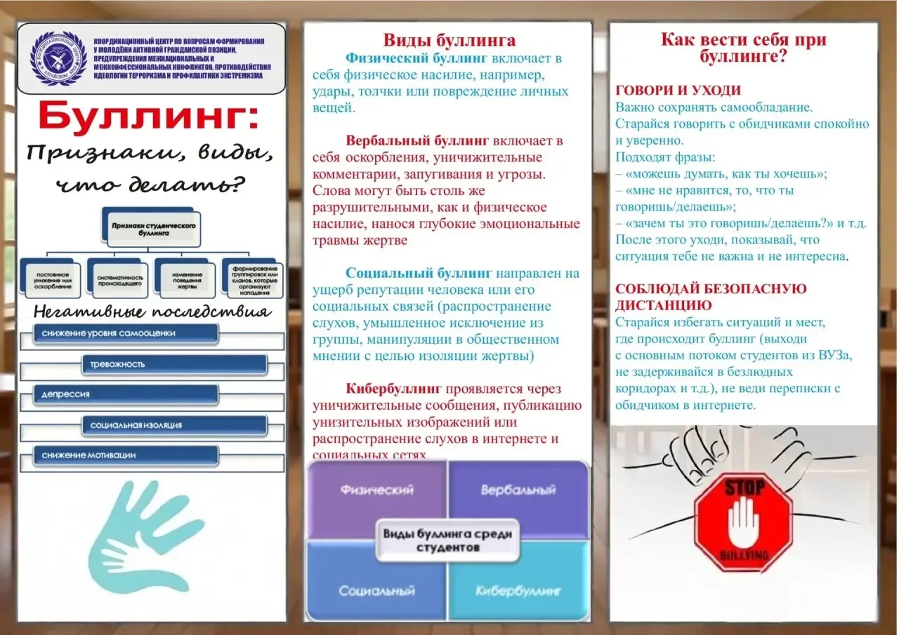 🔔 Буллинг — это не шутка. Если вы заметили травлю или испытываете дискомфорт — вы не один(а) ☝
 
В 