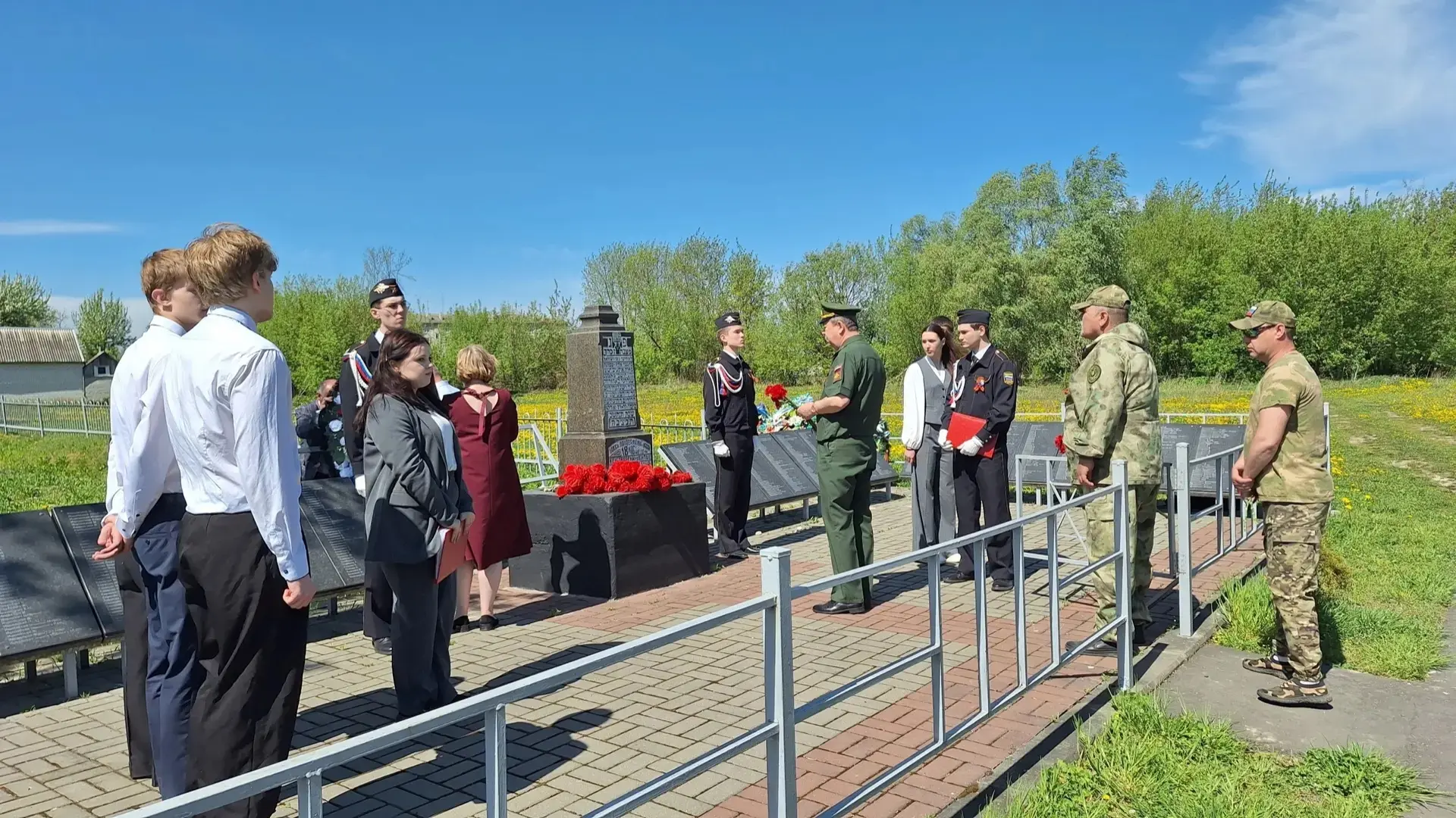 Накануне празднования 81-й годовщины Победы в Великой Отечественной войне в Почепе  сос...