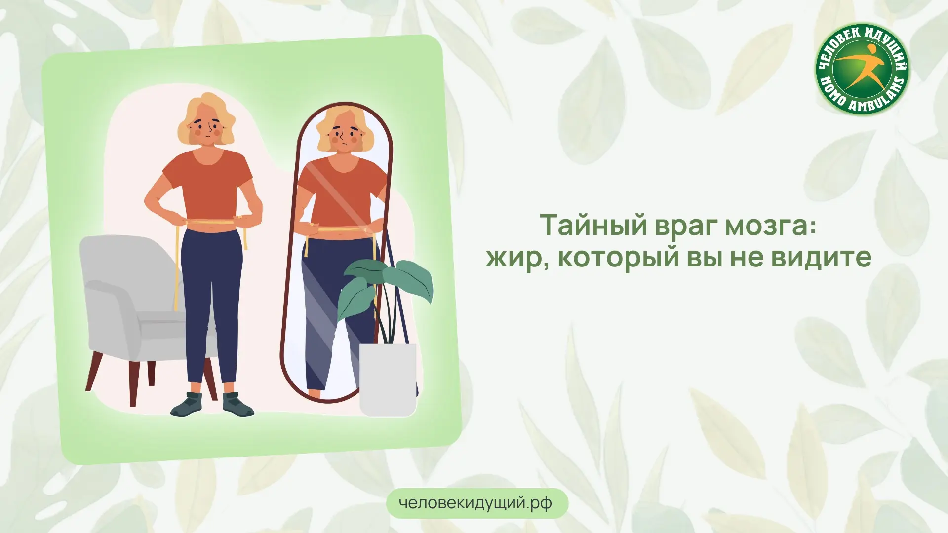 Знаете, какой жир действительно опасен для мозга? Не тот, что видно на животе, а тот, что прячется в