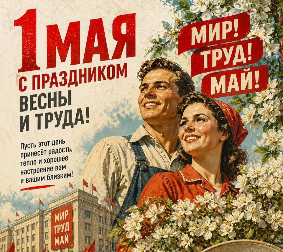 МИР. ТРУД. МАЙ. ОТПУСК!