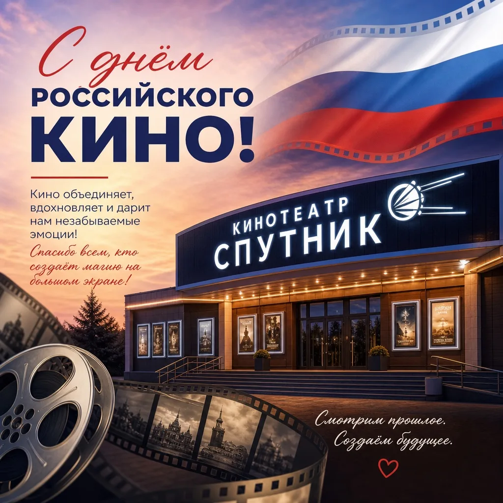 Камера, мотор, праздник! Сегодня — День российского кино! 🍿