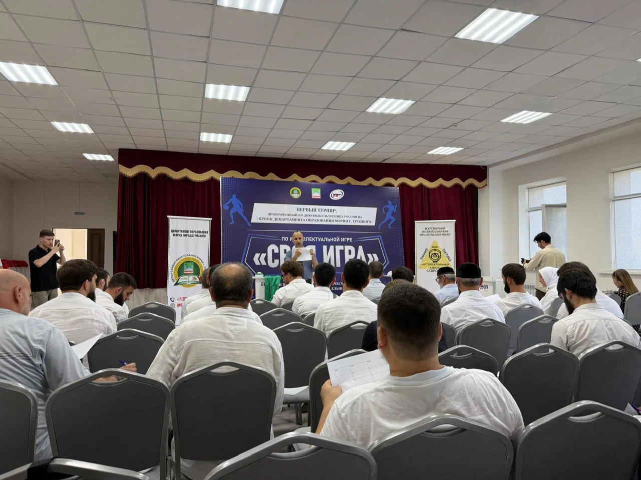 На базе МБОУ "СОШ № 23" г. Грозного прошёл первый турнир, приуроченный ко Дню физкульту...