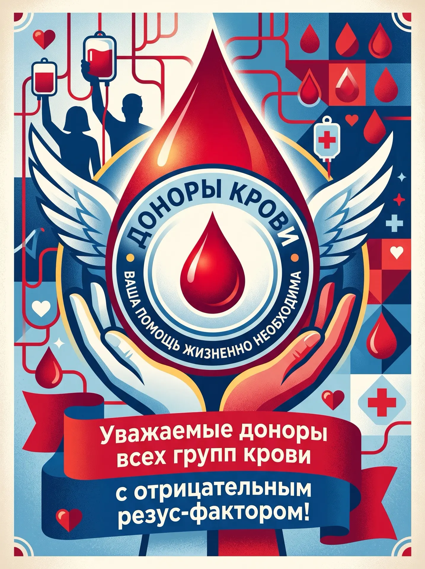 ❗️❗️❗️Прием доноров на донацию крови всех групп крови с отрицательным резус фактором во...