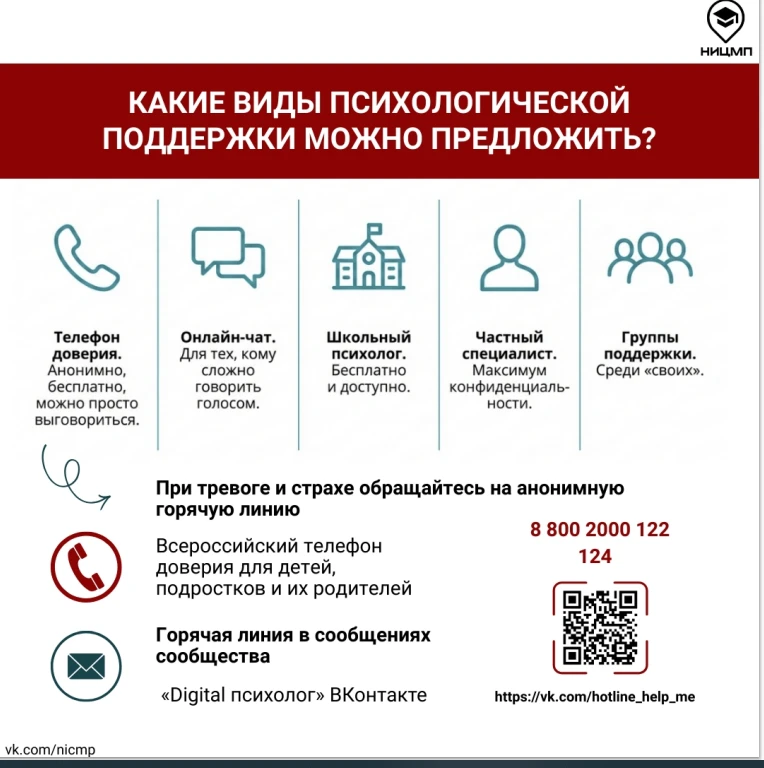 Психологическая поддержка!