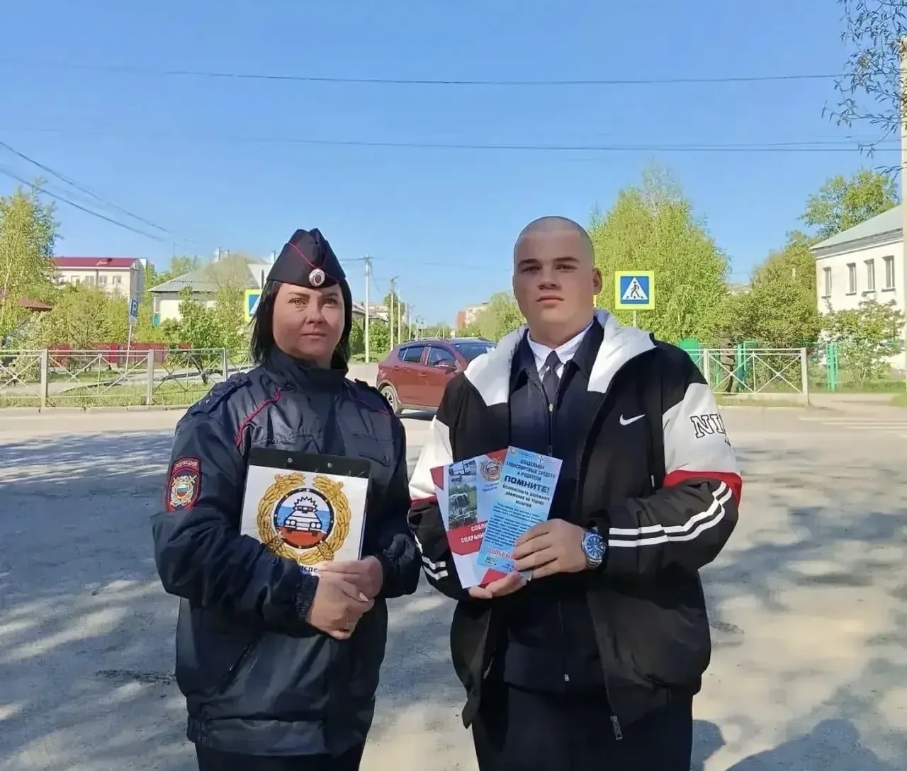 В Новосибирской области сотрудники Госавтоинспекции провели со студентами профилактическое мероприят