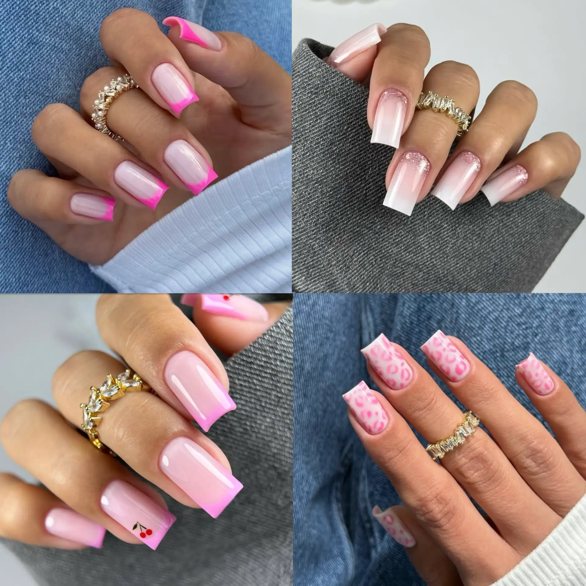 Яркие дизайны в розовом цвете на лето 🌸☀️

Маникюр | Ноготочки