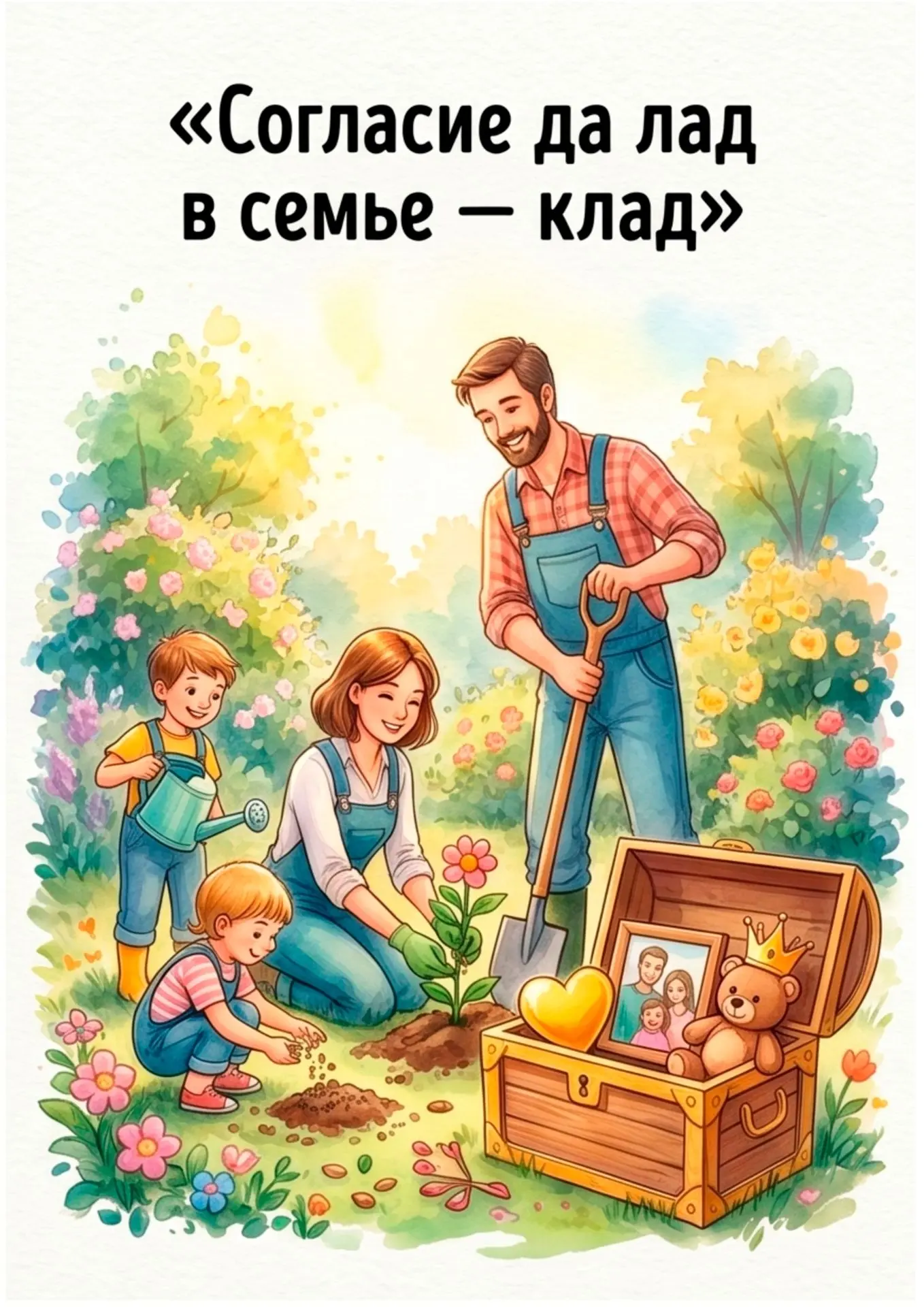 Пословицы о семье и дружбе!