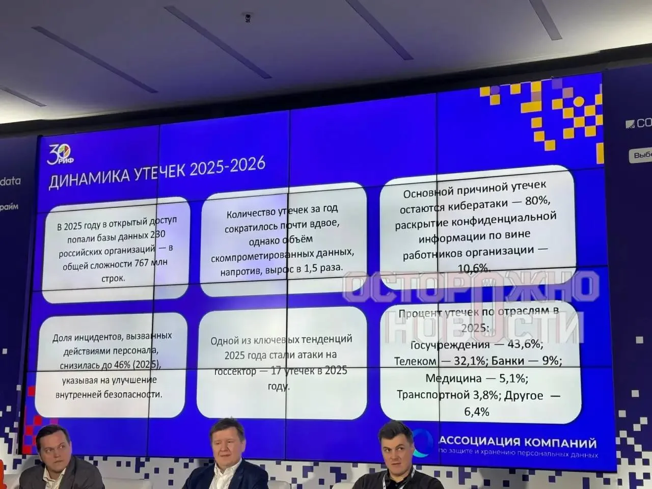 Роскомнадзор резко увеличит количество штрафов для бизнеса за утечку персональных данных.  При этом 