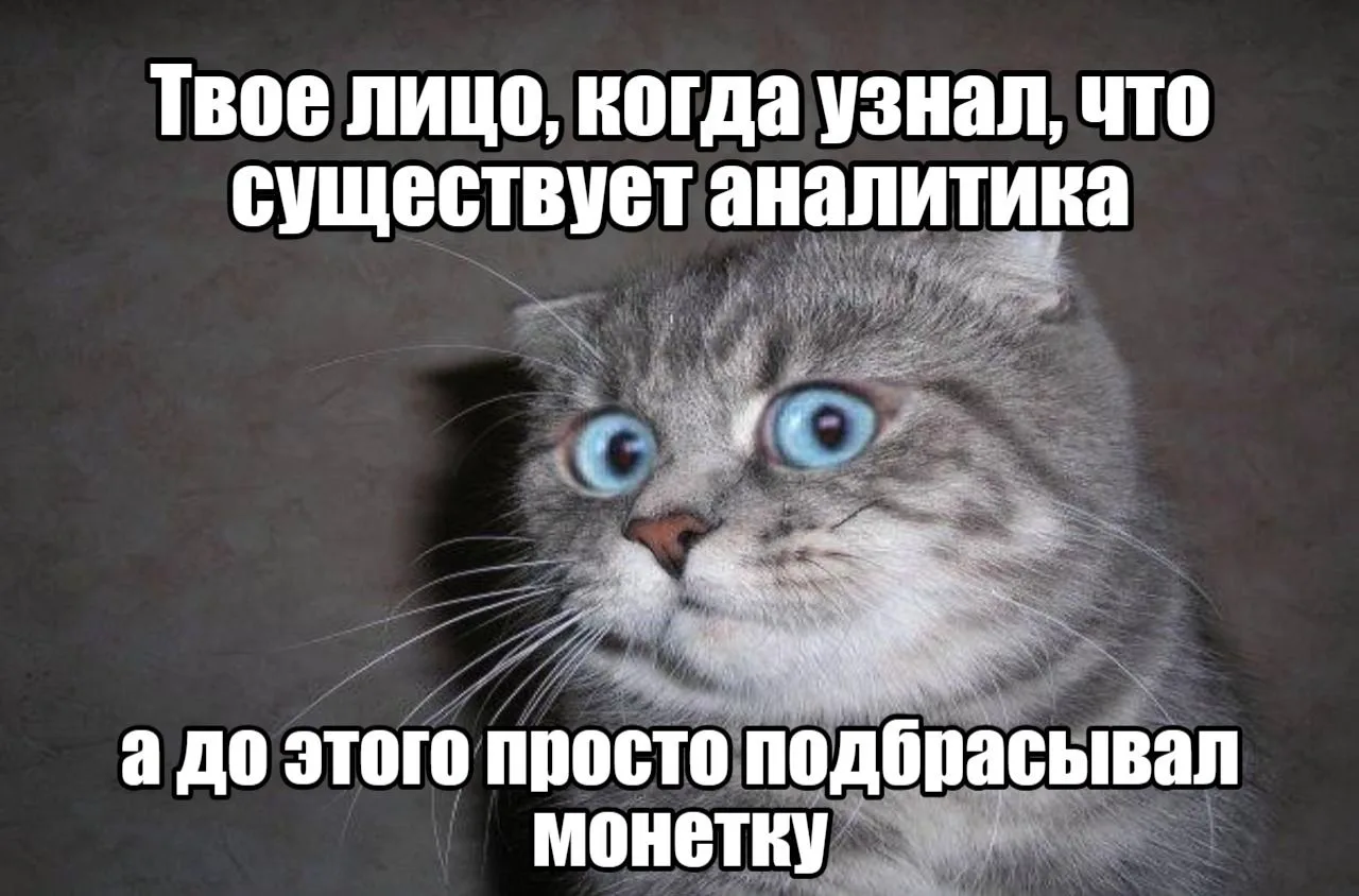 Аналитика в маркетинге — как приборная панель в машине. Можно ехать и без нее, на интуиции и молитва