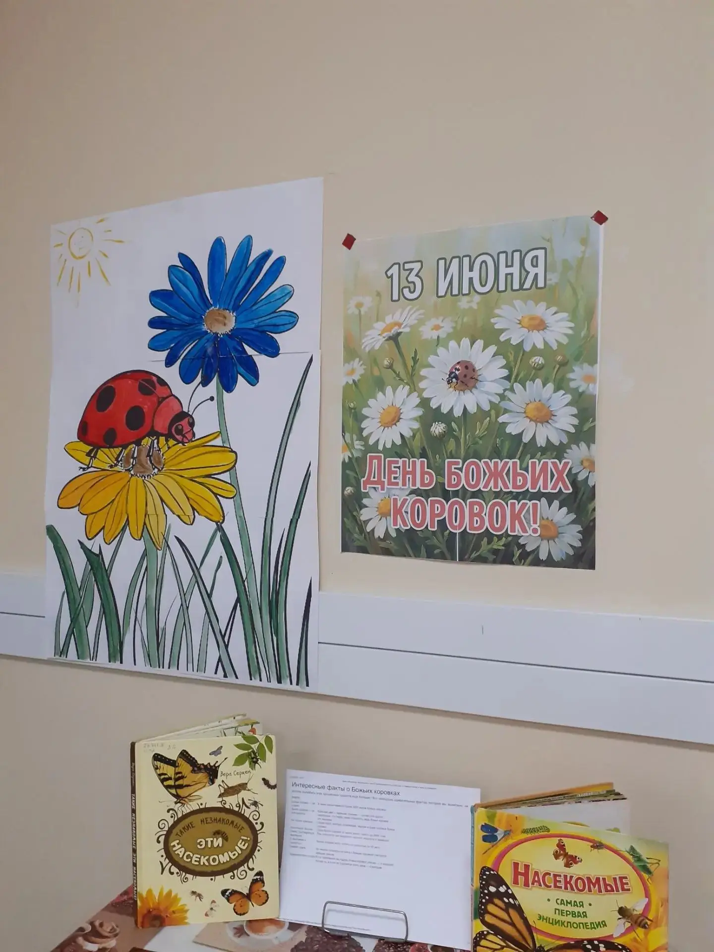 🐞 В Верх-Бийской библиотеке отметили День божьих коровок!
В Верх-Бийской библиотеке прошёл экологич