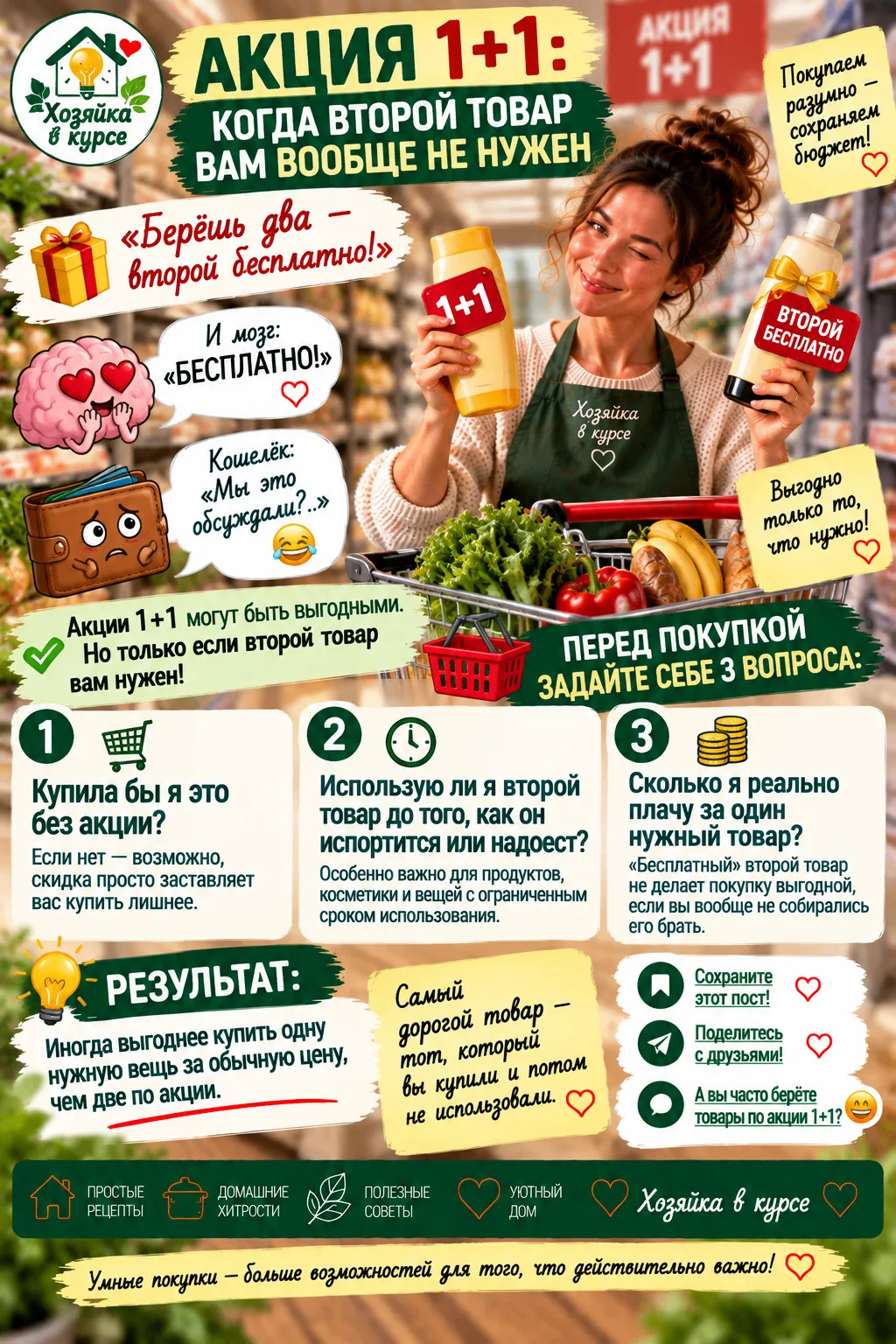 🛍️ АКЦИЯ 1+1: КОГДА ВТОРОЙ ТОВАР ВАМ ВООБЩЕ НЕ НУЖЕН
