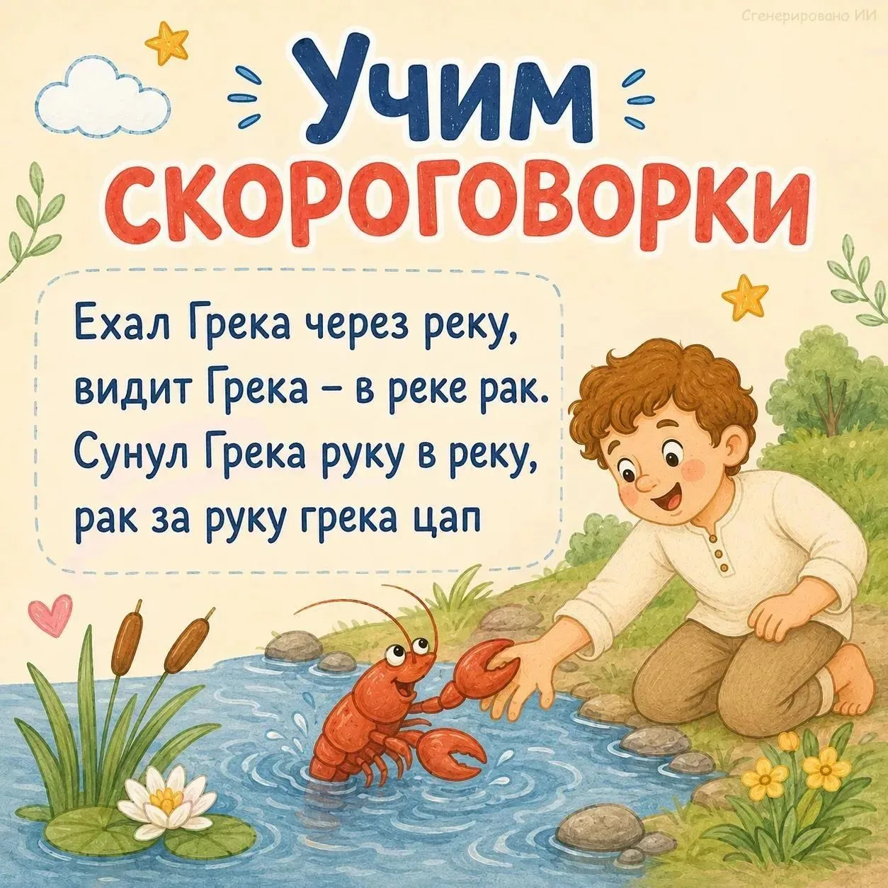 Тренируем дикцию малышей