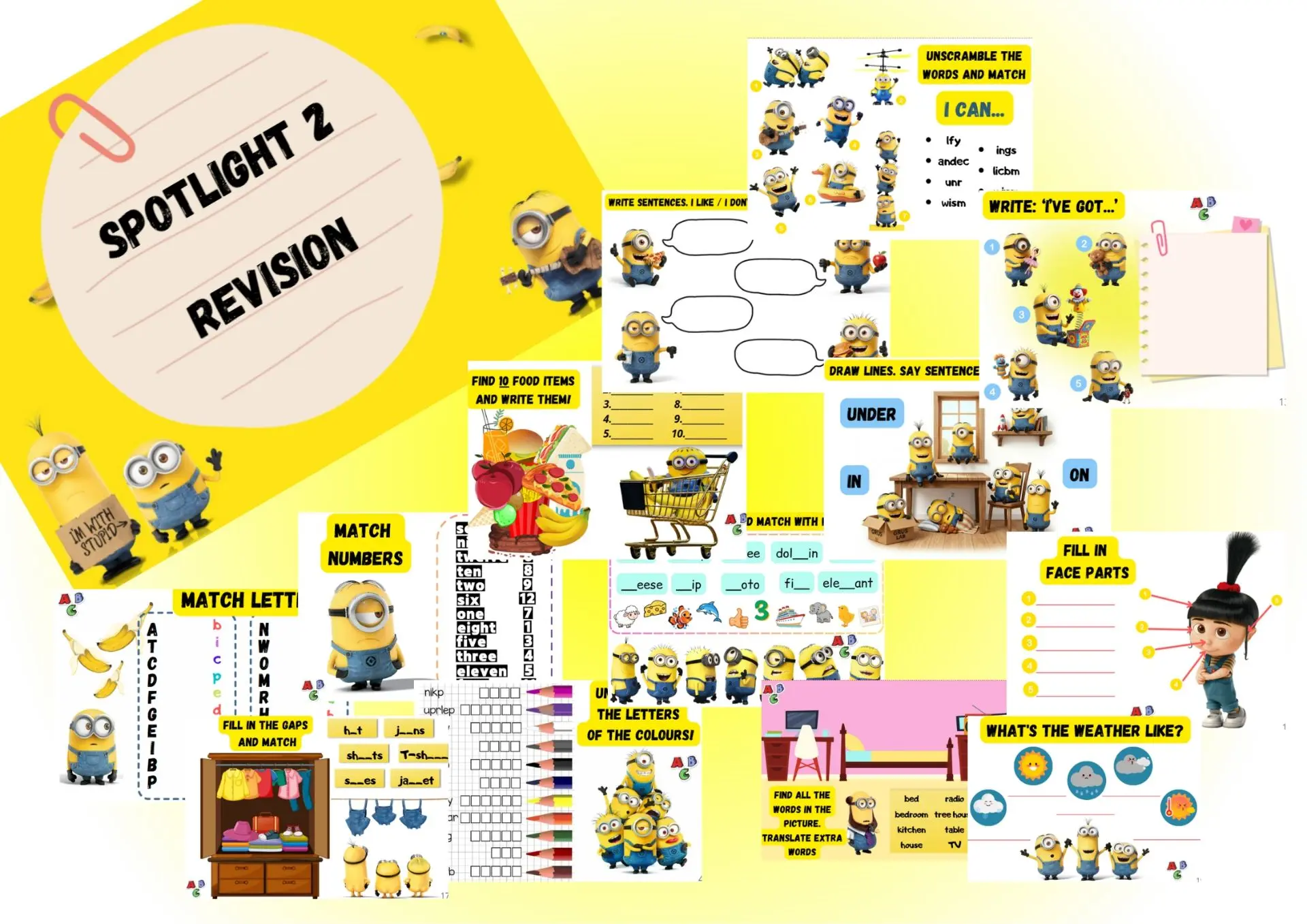 Spotlight 2 - REVISION book