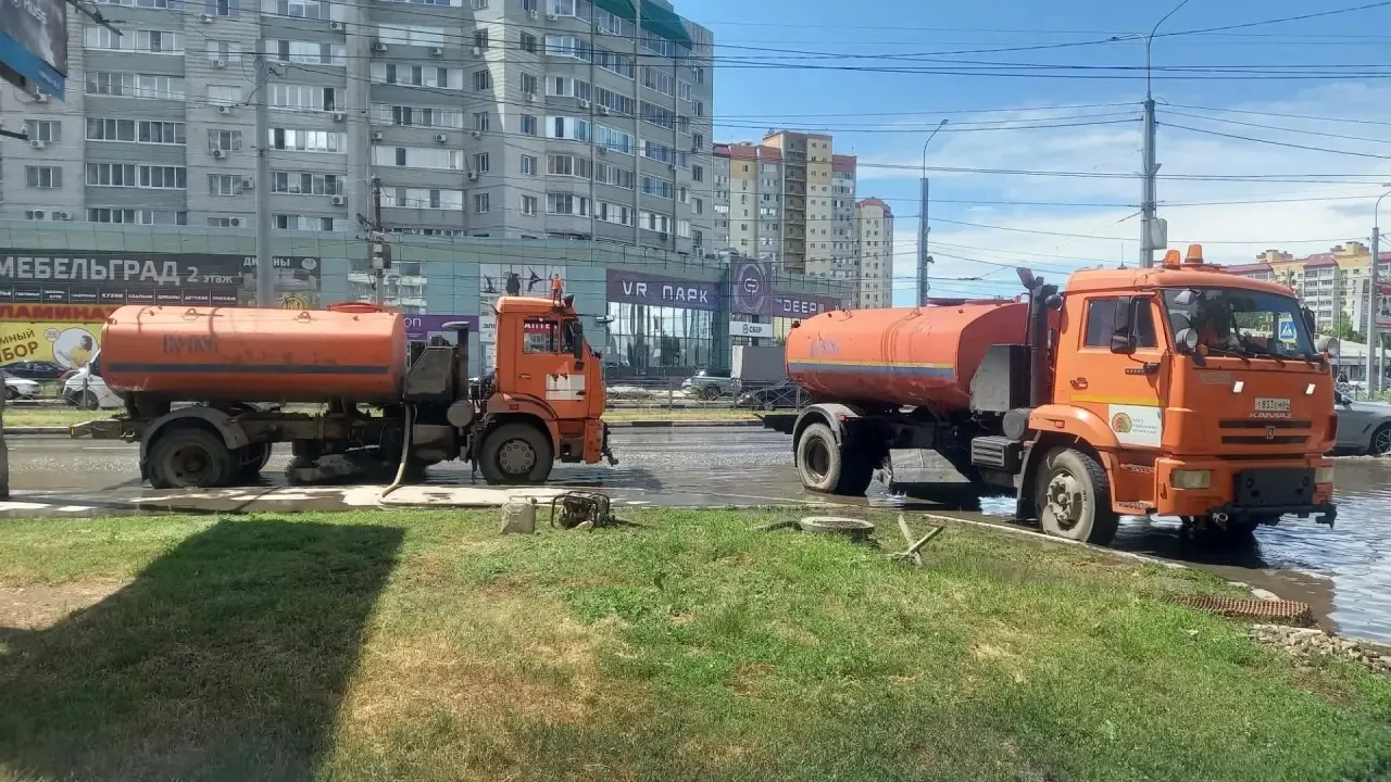 ☔️Откачиваем дождевую воду