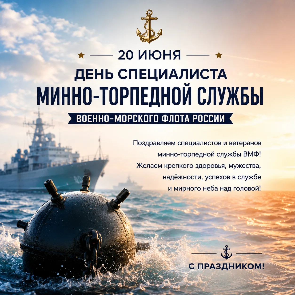 🇷🇺 20 июня — День специалиста минно-торпедной службы Военно-морского флота России