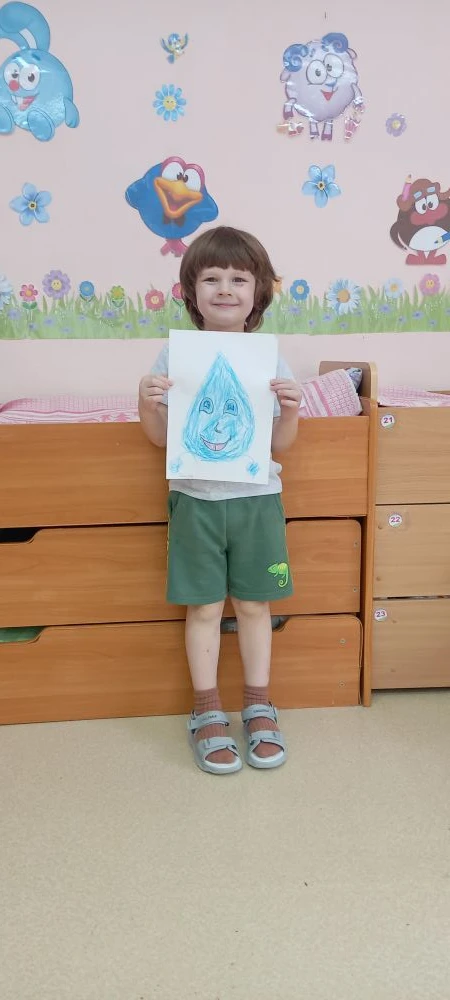 💦Нетрадиционное рисование мелком на тему: Весенняя капелька"💦