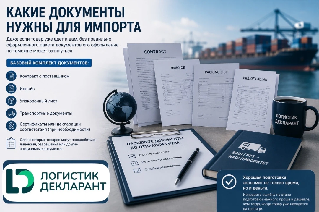 📄 Какие документы нужны для импорта