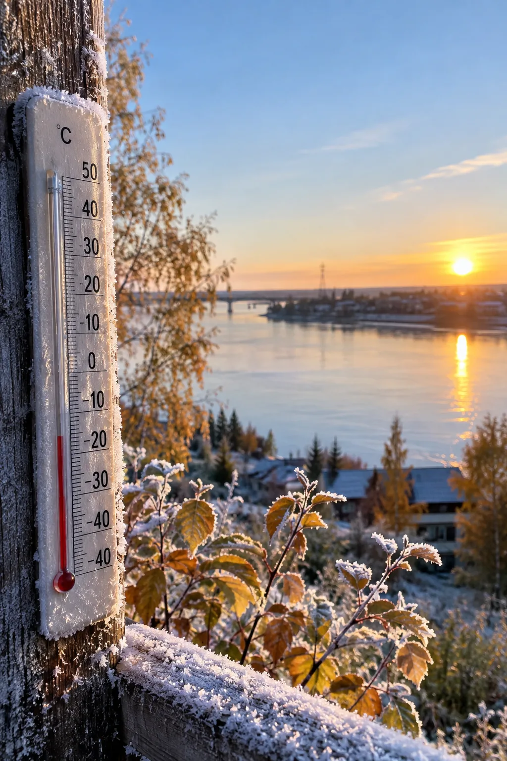 🌡️ Метеорологическая обстановка в Колпашевском районе: утром −2,5 °C