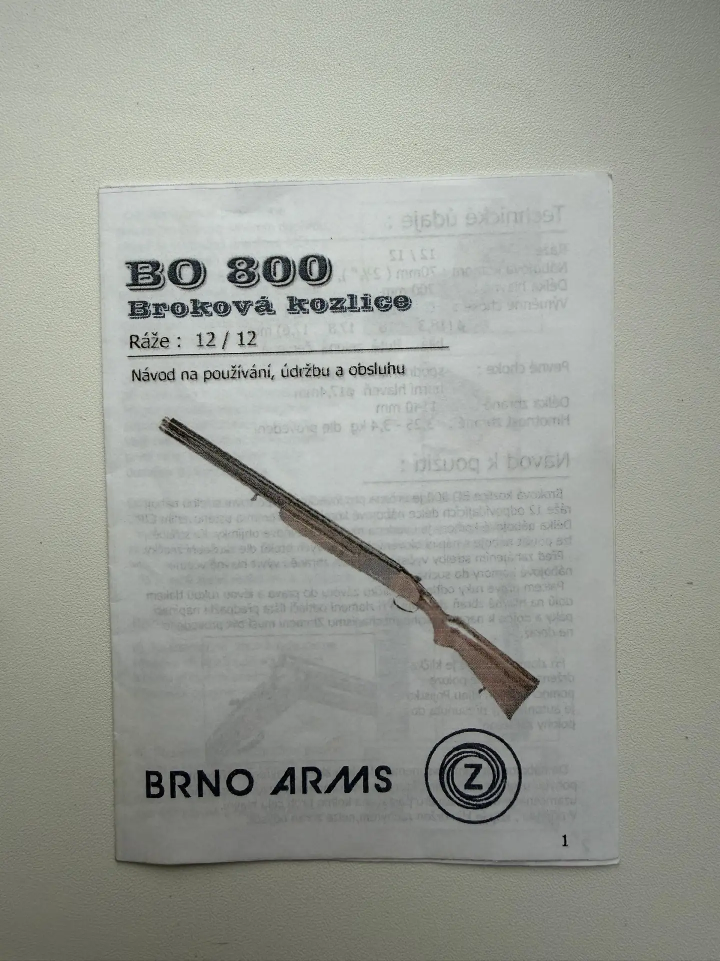 Приветствую! Ищу владельцев такого ружья BRNO ARMS 801.1 12/70. Есть вопрос, если кто к...