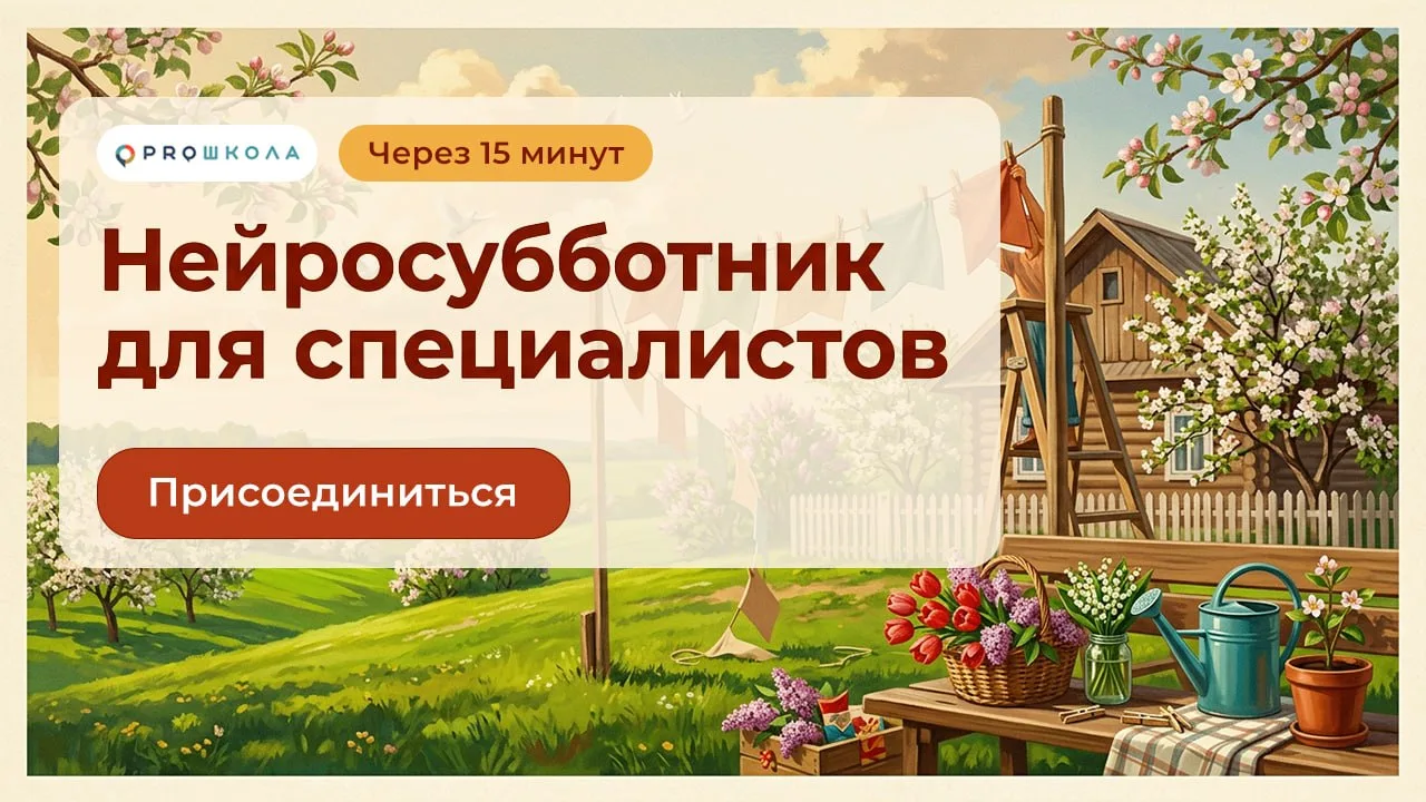 🚀 15 минут до старта  Подключайтесь! 👉 https://proshkola18.ru/neurosubbotnik  Бригада экспертов в по