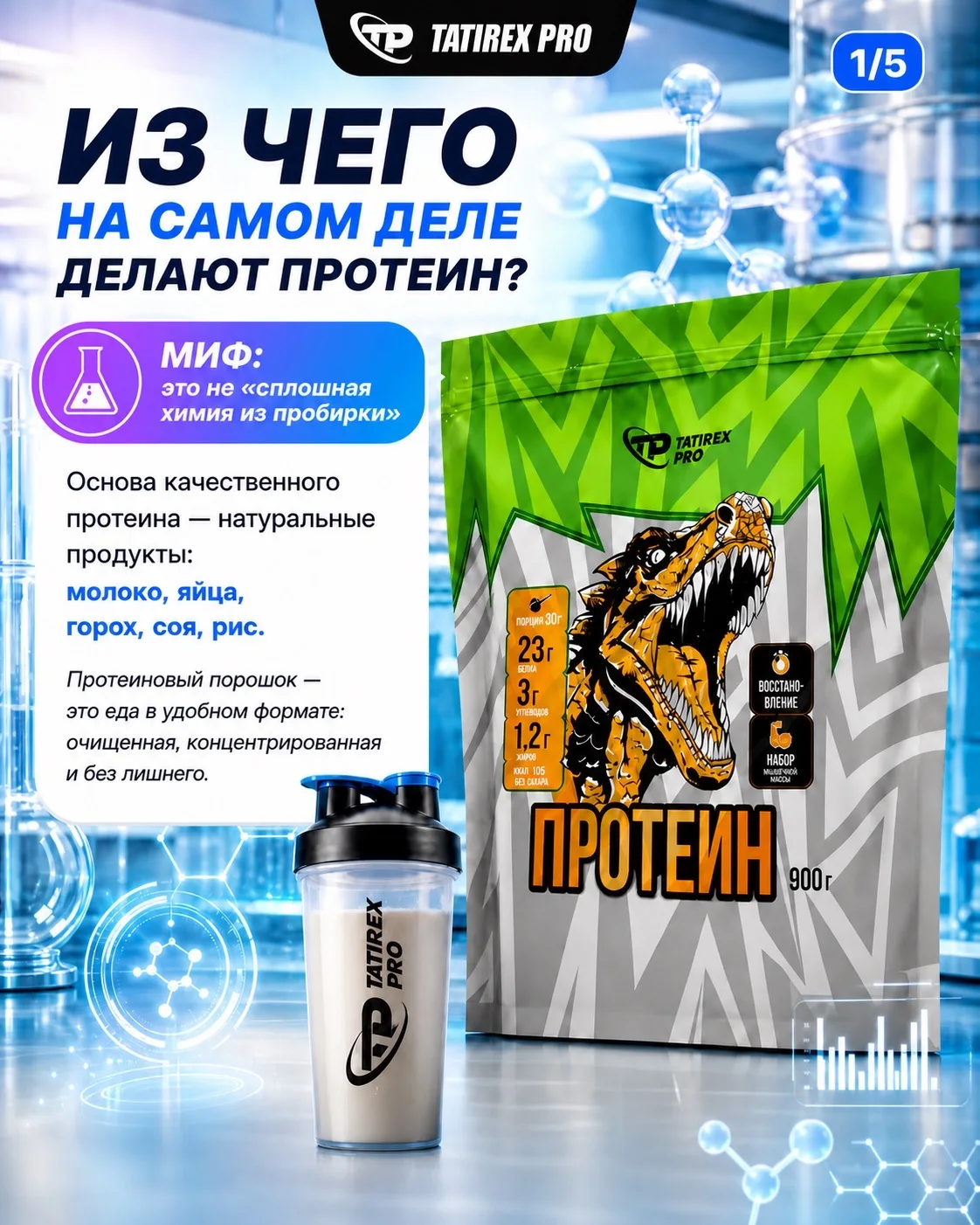 💪Протеин – из чего на самом деле делают самую популярную спортивную добавку?