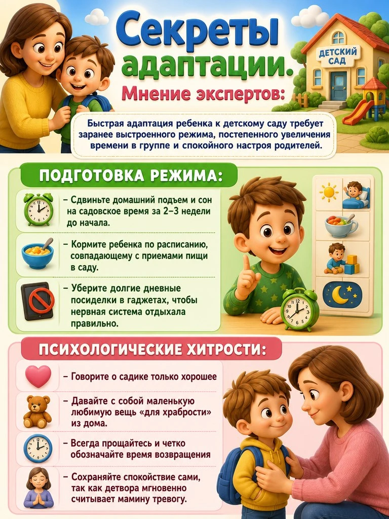 😉У каждого родителя есть свой секретный ингредиент для легкой адаптации.