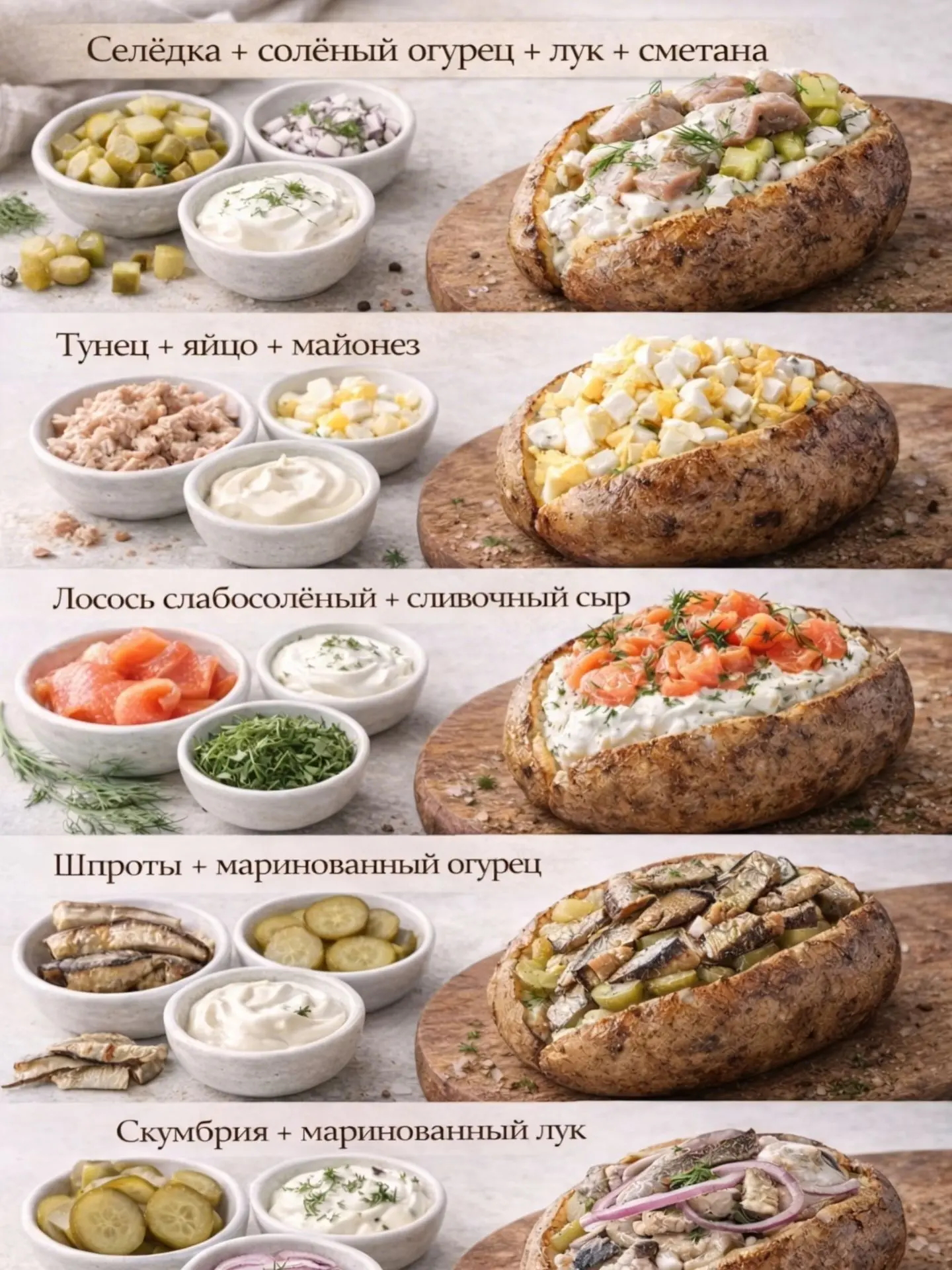 ТОП - 20 НАЧИНОК ДЛЯ КРОШКИ КАРТОШКИ  Торты. Десерты. Рецепты.