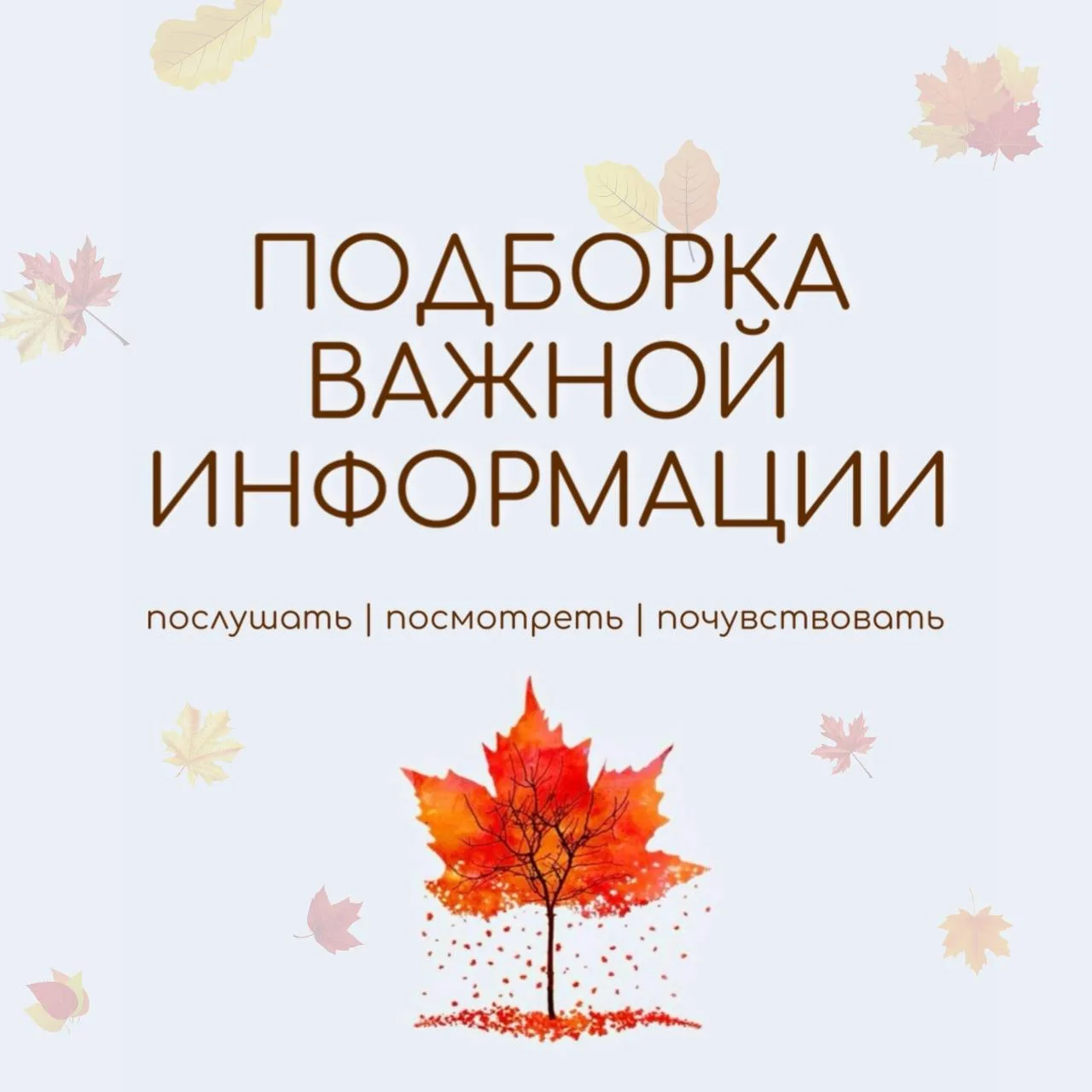 ПРЕДСТОЯЩИЕ СОБЫТИЯ: