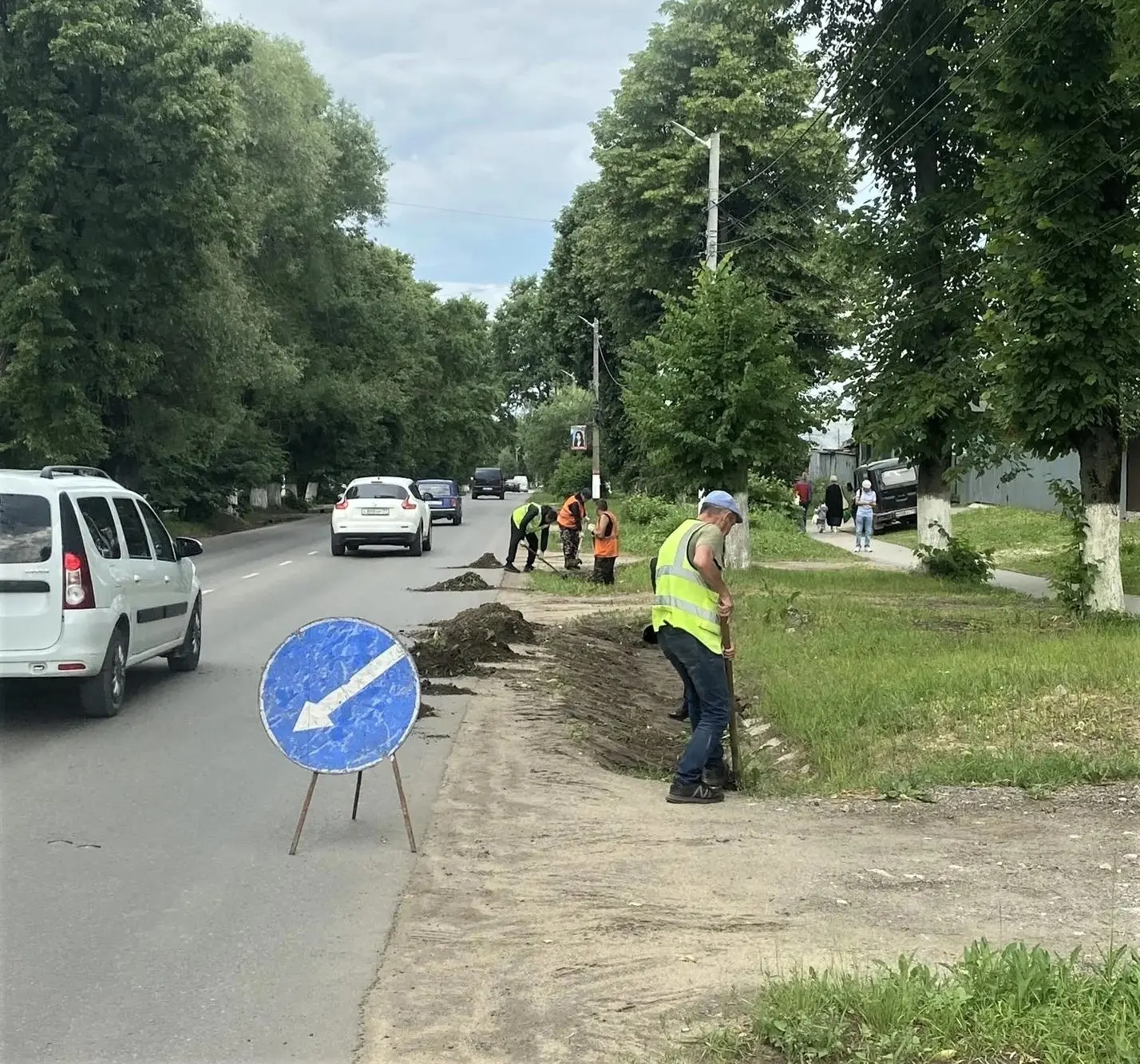 МКУ «Спецавтохозяйство г.Алексина» продолжает работы по благоустройству общественных пространств как