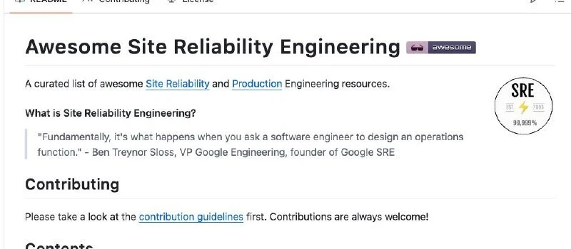 🛠️ Awesome SRE — всё для Site Reliability Engineering в одном репозитории!