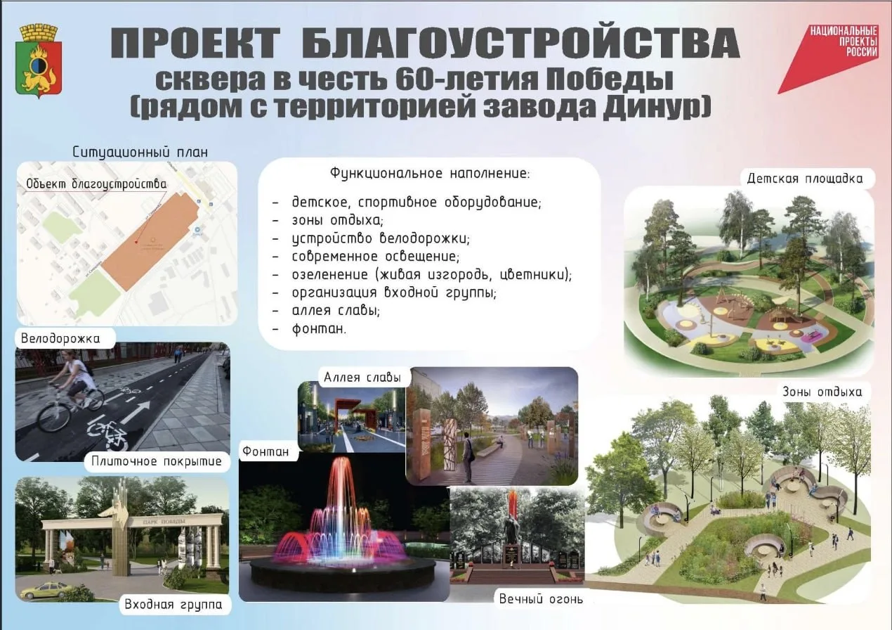 🧐 В Первоуральске идёт всероссийское голосование за проекты благоустройства общественных пространств