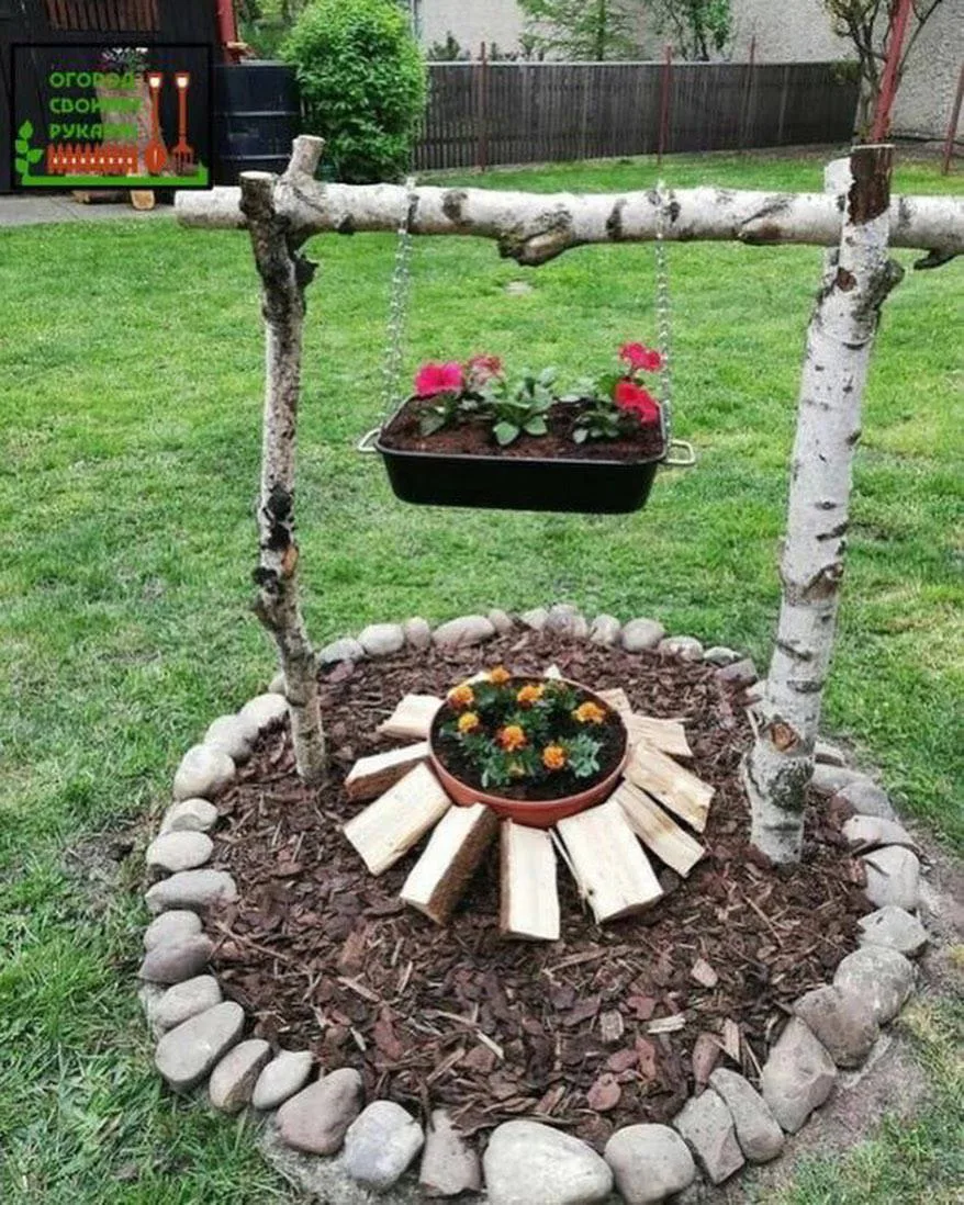 Самодельный декор для участка 👏  Что понравилось больше? 😊  🌻 Любимая дача - Подписаться!