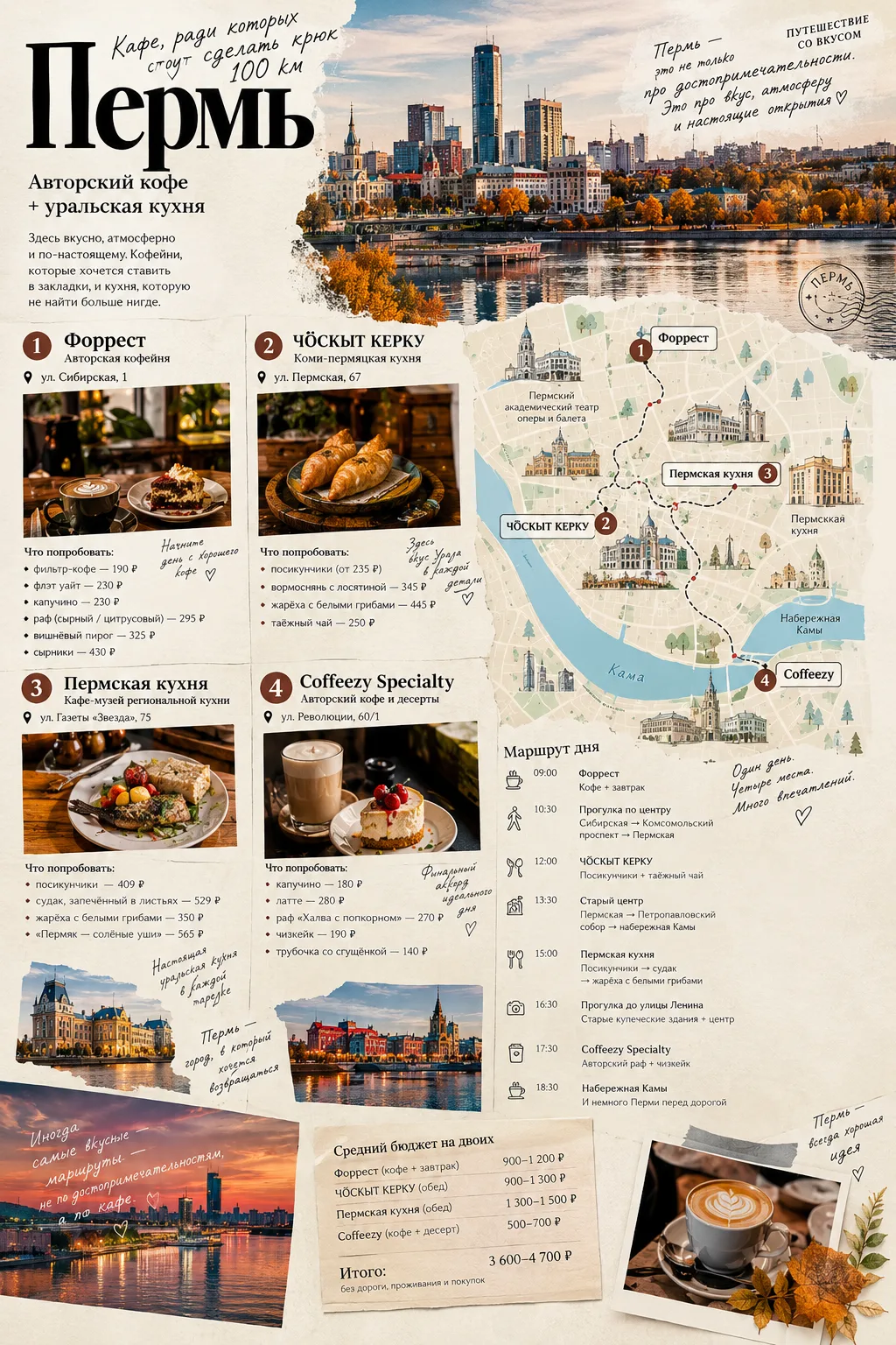 ☕ КАФЕ, РАДИ КОТОРЫХ СТОИТ СДЕЛАТЬ КРЮК 100 КМ