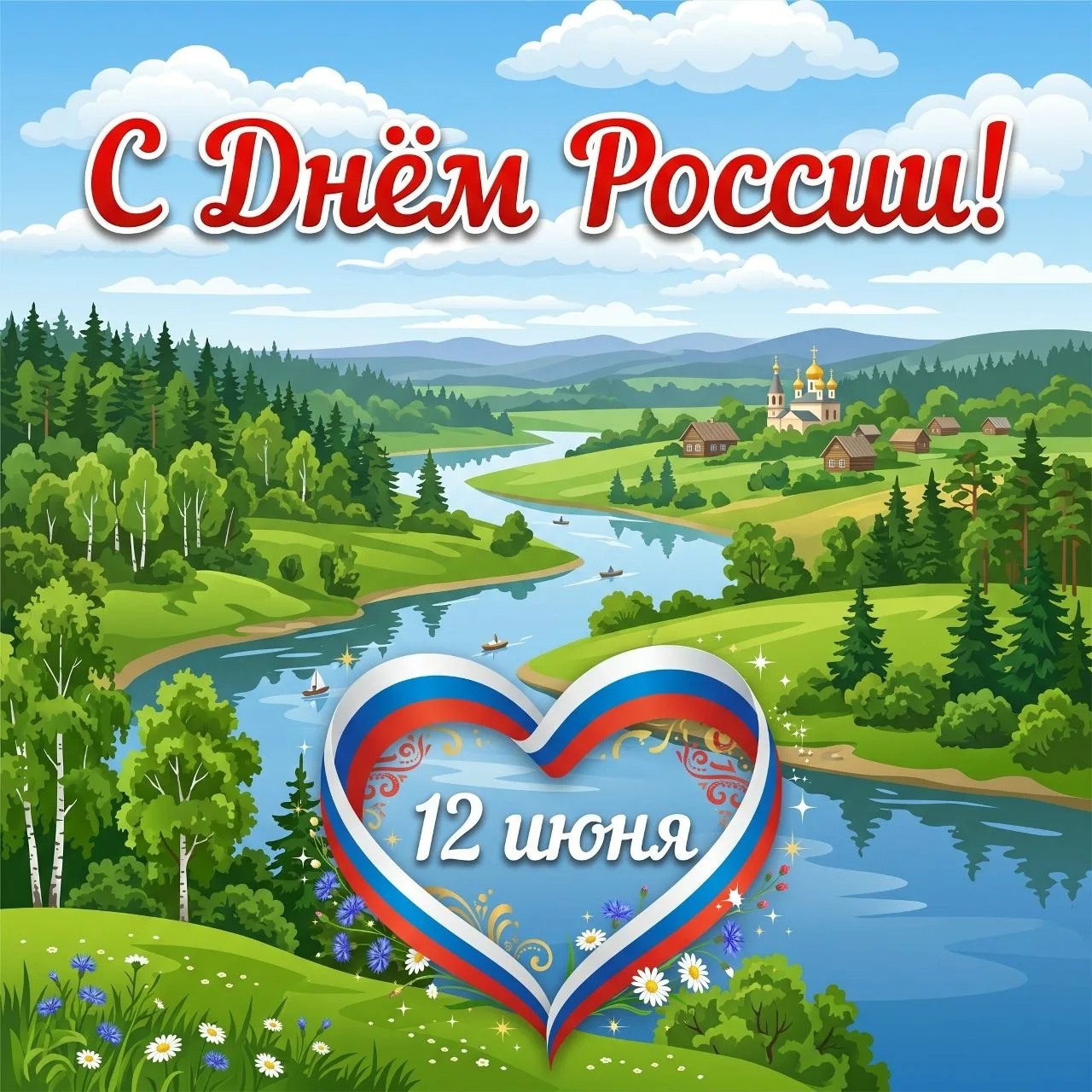 🇷🇺С Днём России, дорогие друзья!🇷🇺

В этот светлый день от всей души хотим пожелать вам мира, до