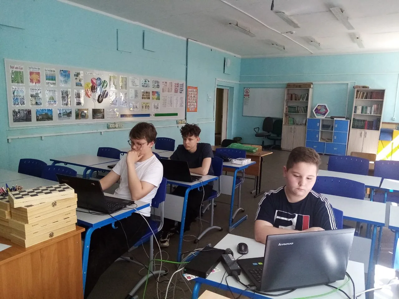 ♟Юные гроссмейстеры Центра "Точка роста"  активно приняли участие в открытом школьном о...