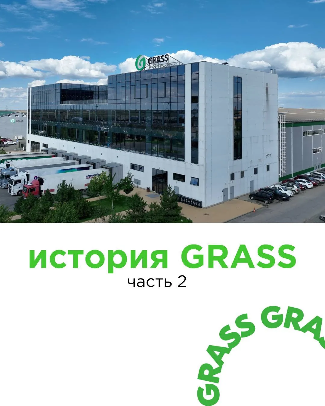 2 часть вдохновляющей истории
GRASS.
Листай, чтобы компания развивалась