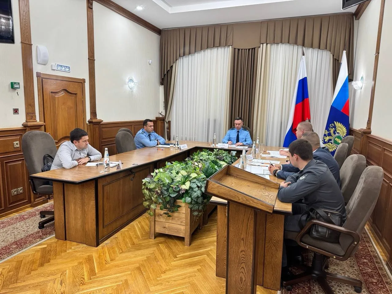 Под председательством первого заместителя прокурора края Александра Трухина проведено з...